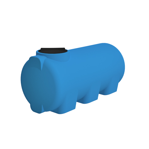 Полиэтиленовый бак 500 л Полиэтиленовая горизонтальная емкость для воды 500 литров