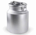 Алюминиевая фляга 18 литров Металлический бидон 18 литров